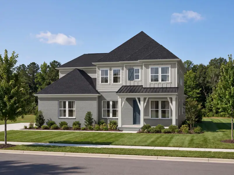 Representative exterior photo of a completed home built from the Norwood by John Wieland in Iverly, Canton, GA (Image 2). Representative exterior photo of a completed home built from the Norwood by John Wieland in Iverly, Canton, GA (Image 2).
