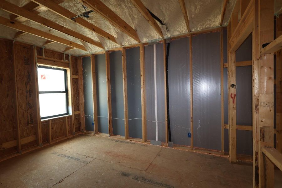 In-progress construction of a new home in Jubilee - Cottages Row Collection, Hockley, TX (Image 5).