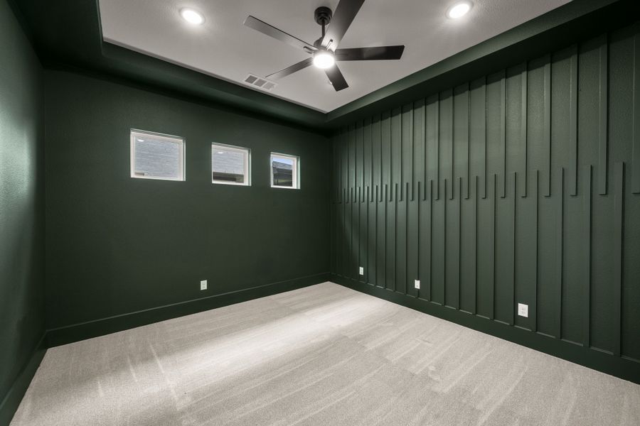 Spacious, unfurnished interior of a new home in Rio Vista at Kelly Ranch, Aledo (Image 28). Spacious, unfurnished interior of a new home in Rio Vista at Kelly Ranch, Aledo (Image 28).