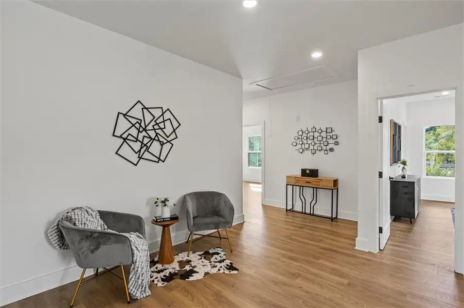 Furnished interior view inside a new home in , Atlanta (Image 12). Furnished interior view inside a new home in , Atlanta (Image 12).