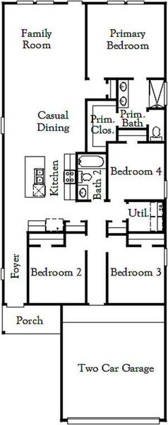 2D floor plan layout of this home in Cypress Green, Hockley, TX (Image 2). 2D floor plan layout of this home in Cypress Green, Hockley, TX (Image 2).
