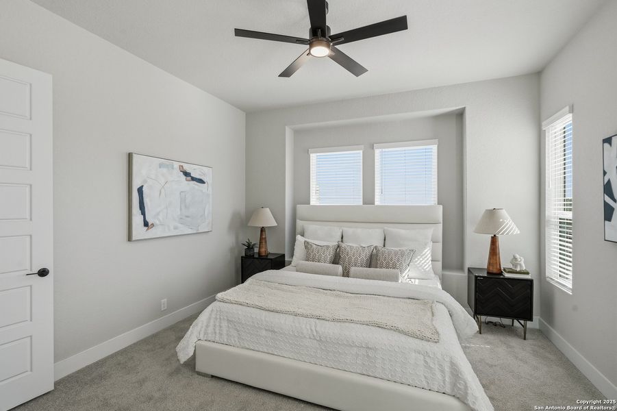 Furnished interior view inside a new home in Centero at Stone Oak, San Antonio (Image 4). Furnished interior view inside a new home in Centero at Stone Oak, San Antonio (Image 4).