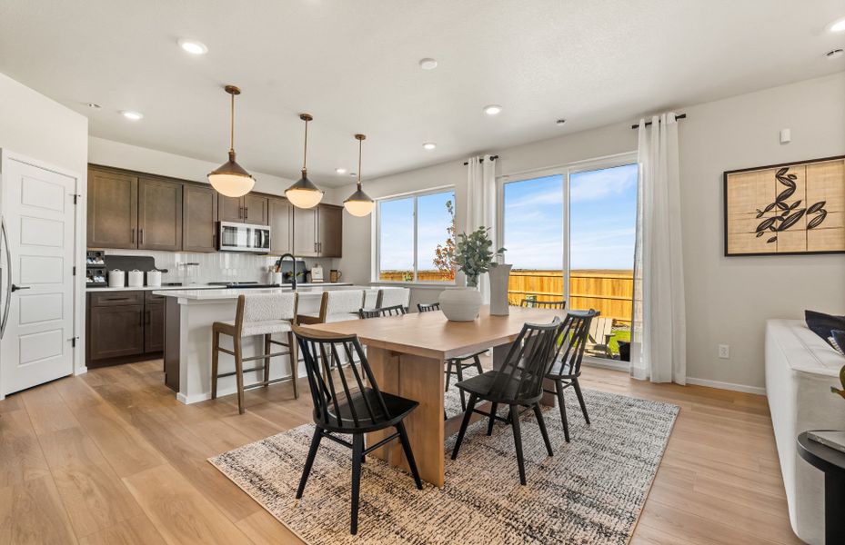 Representative furnished interior of a home built from the Sandalwood by Pulte Homes in Wolf Creek Run West, Strasburg (Image 5).