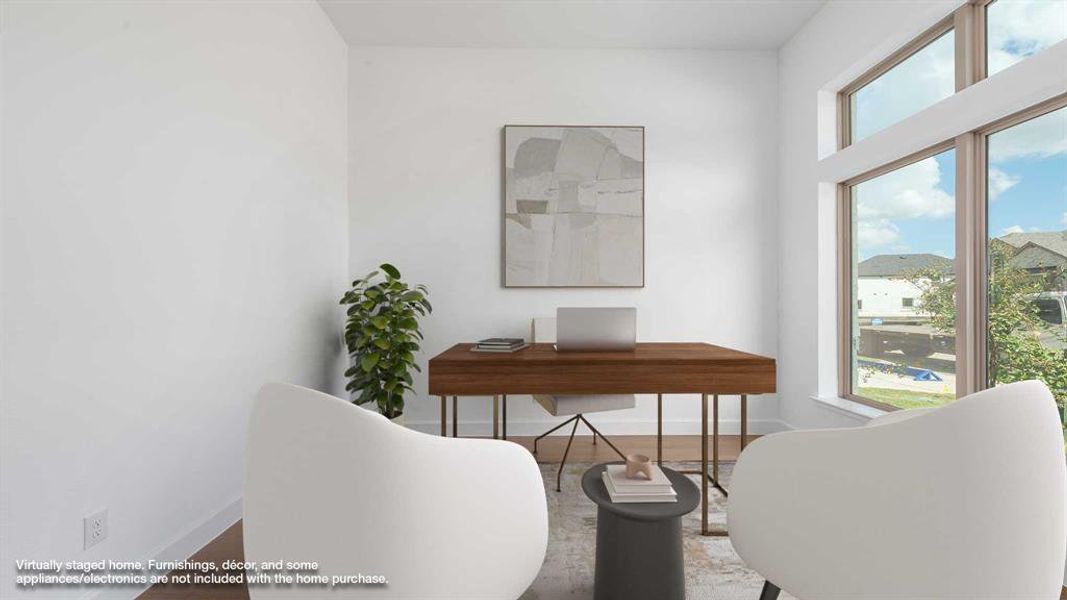 Furnished interior view inside a new home in Mosaic 50', Celina (Image 9). Furnished interior view inside a new home in Mosaic 50', Celina (Image 9).