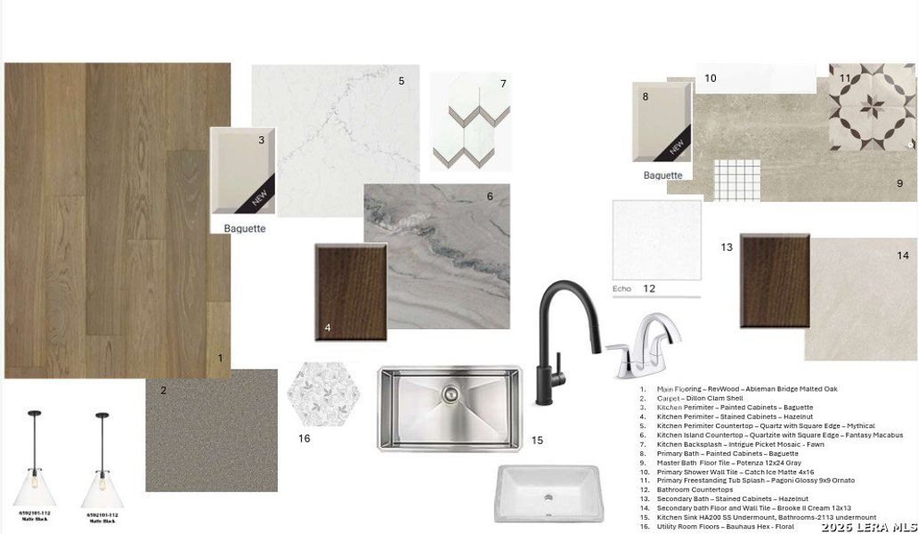 Sample of building materials used in homes in Mayfair, New Braunfels (Image 4). Sample of building materials used in homes in Mayfair, New Braunfels (Image 4).