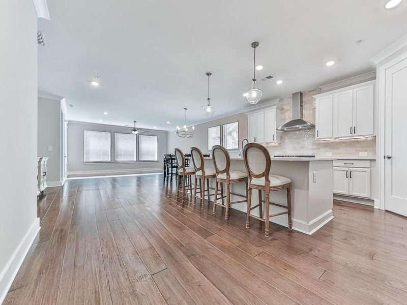 Furnished interior view inside a new home in Glenhaven at Ridgewalk, Woodstock (Image 5).