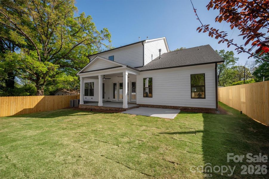 Exterior details and patio area of a home in , Charlotte (Image 27). Exterior details and patio area of a home in , Charlotte (Image 27).