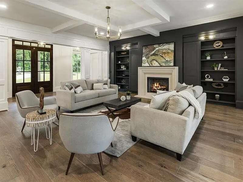 Furnished interior view inside a new home in , Woodstock (Image 10).