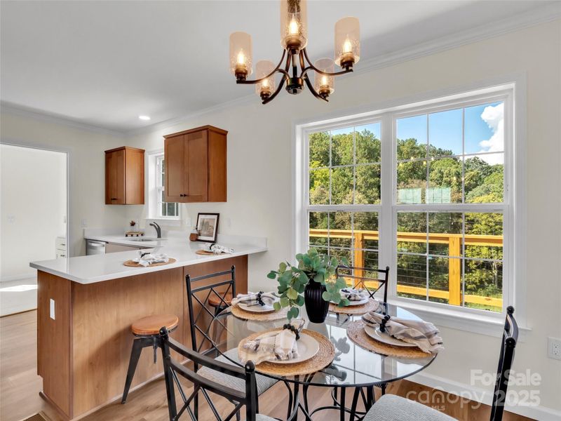 Furnished interior view inside a new home in , Canton (Image 15).