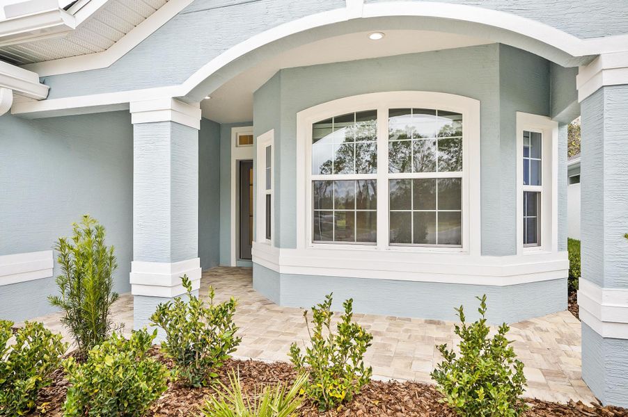 Exterior details and patio area of a home in Matanzas Cove, Palm Coast (Image 3). Exterior details and patio area of a home in Matanzas Cove, Palm Coast (Image 3).