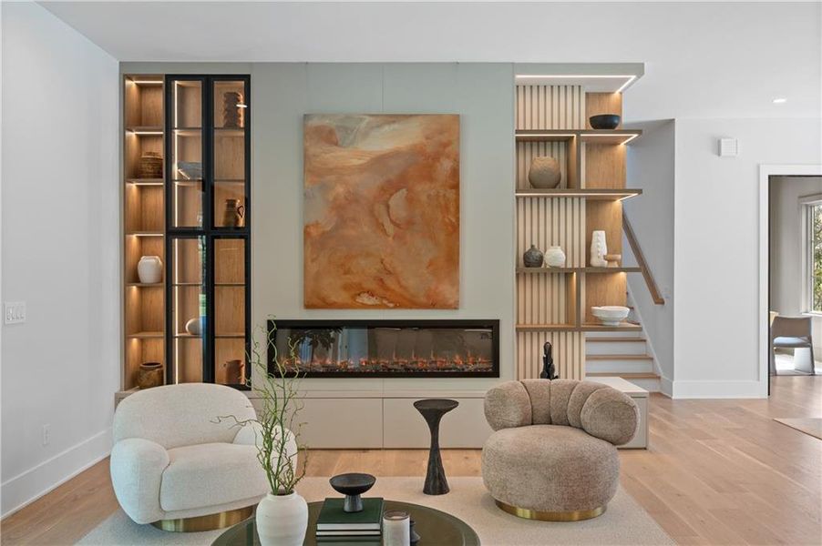 Furnished interior view inside a new home in , Roswell (Image 39).