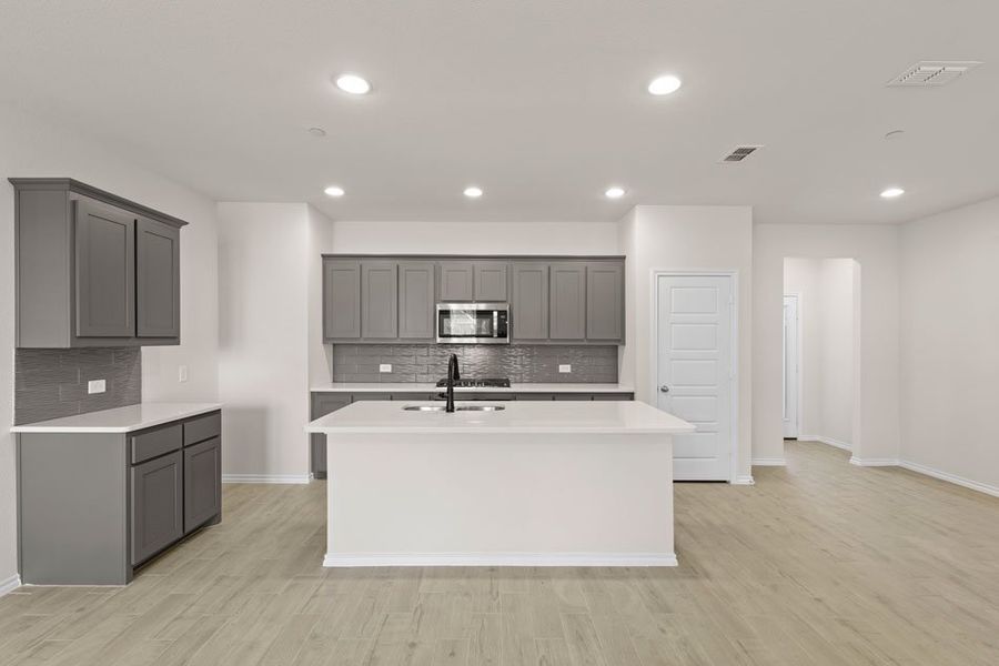 Front exterior of a new home in Creekshaw, Royse City, TX, highlighting curb appeal (Image 9).