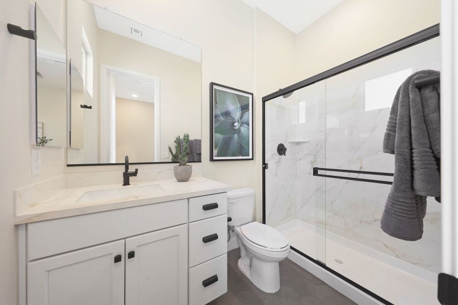 Representative furnished interior of a home built from the Garnet by Mattamy Homes in Landmarke, San Tan Valley (Image 41).