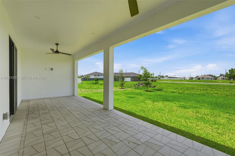Exterior details and patio area of a home in , Cape Coral (Image 25). Exterior details and patio area of a home in , Cape Coral (Image 25).