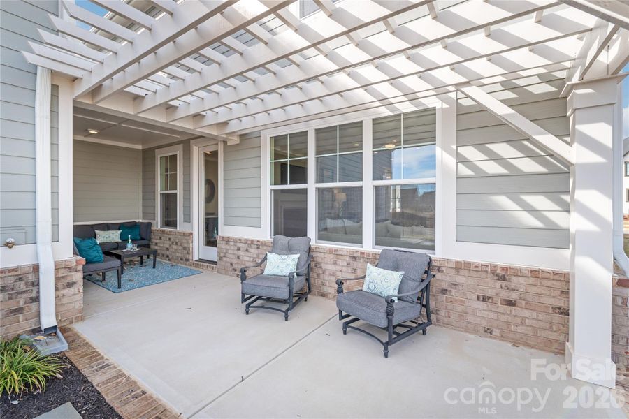 Exterior details and patio area of a home in , Davidson (Image 29).