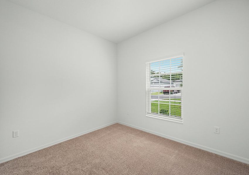 Enjoy two secondary bedrooms