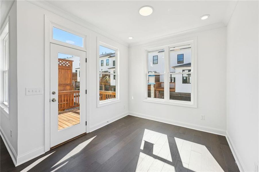 Spacious, unfurnished interior of a new home in Palisades Townhomes, Cumming (Image 35).