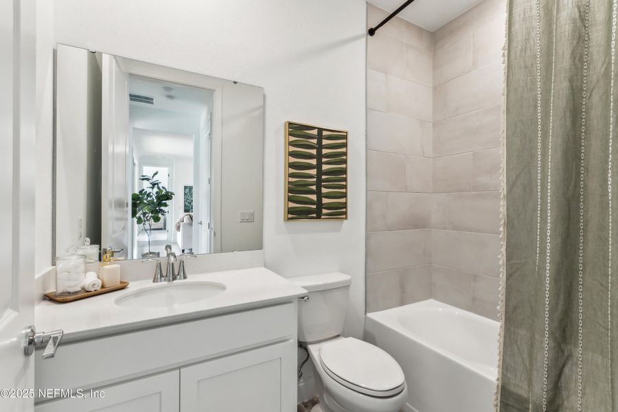 Furnished interior view inside a new home in Edenbrooke at Hyland Trail | 55+: Edenbrooke at Hyland Trail 60s, Green Cove Springs (Image 7).