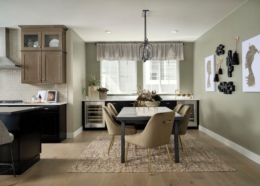 Representative furnished interior of a home built from the 5016 by Tri Pointe Homes in The Aurora Highlands, Aurora (Image 5).