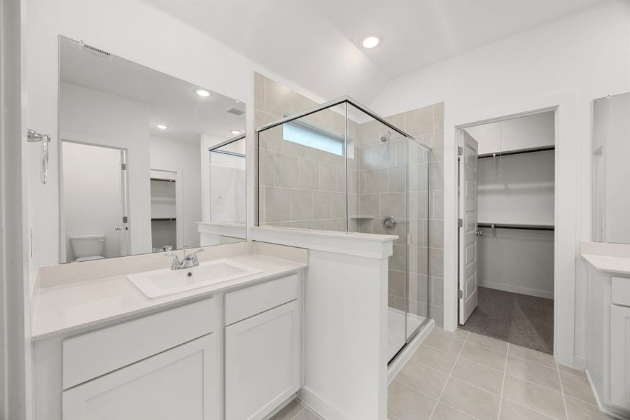 Representative furnished interior of a home built from the Brazos | Prairie Winds by Trophy Signature Homes in Prairie Winds, Hutto (Image 9).