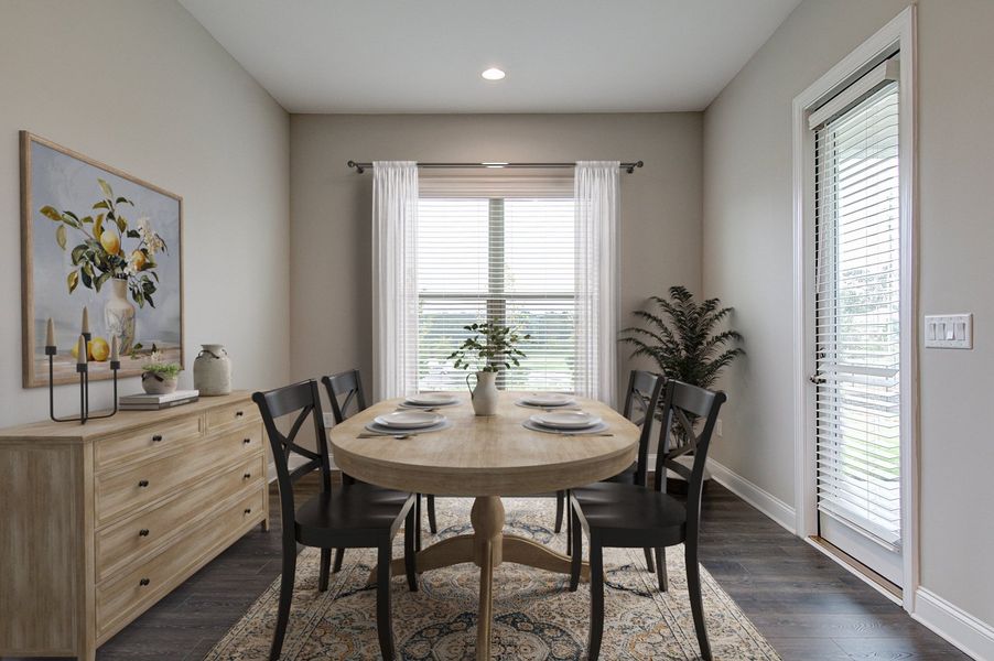 Furnished interior view inside a new home in Gatherings® at GreenHouse, Marietta (Image 3). Furnished interior view inside a new home in Gatherings® at GreenHouse, Marietta (Image 3).
