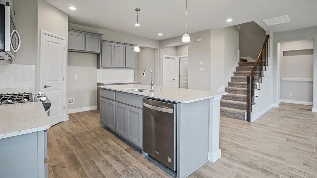 Furnished interior view inside a new home in Parkerville Meadows, DeSoto (Image 7).
