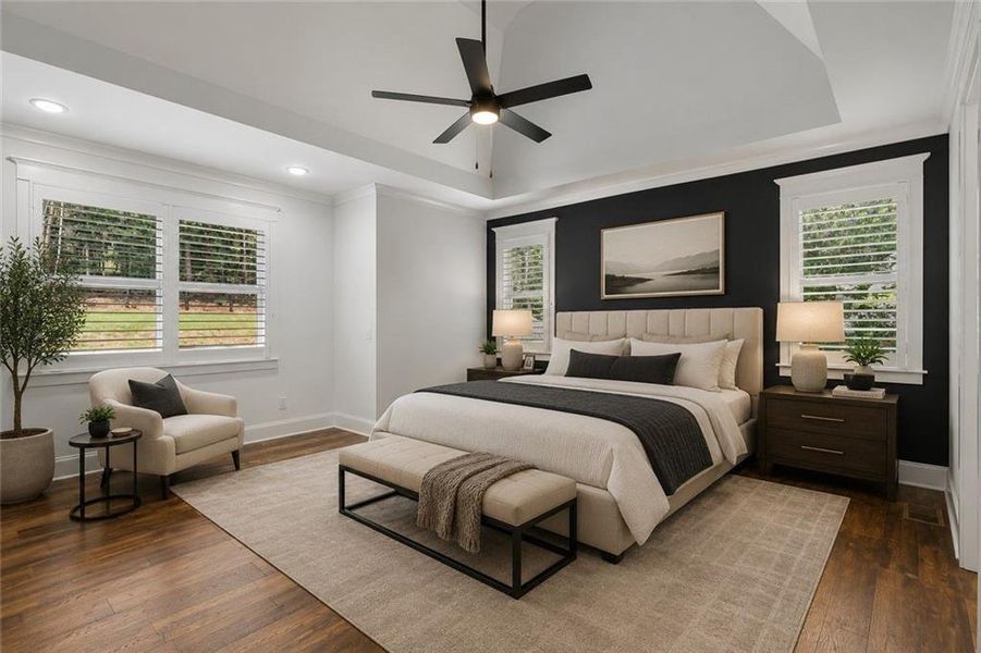 Furnished interior view inside a new home in , Dawsonville (Image 19). Furnished interior view inside a new home in , Dawsonville (Image 19).