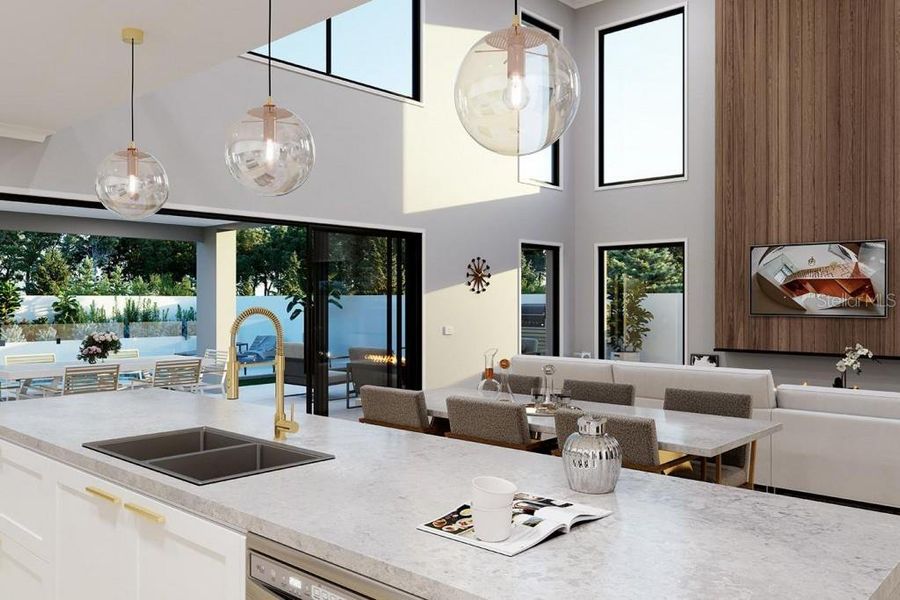 Furnished interior view inside a new home in , Myakka City (Image 8).