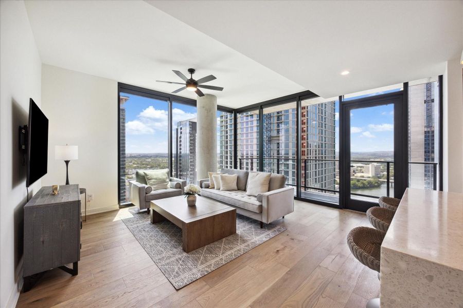 Furnished interior view inside a new home in , Austin (Image 11).