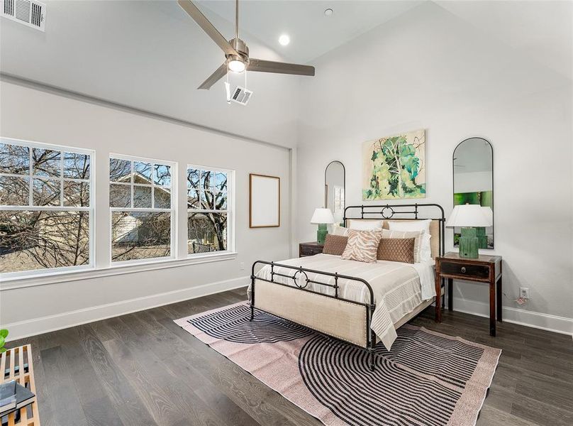 Furnished interior view inside a new home in , Plano (Image 7). Furnished interior view inside a new home in , Plano (Image 7).