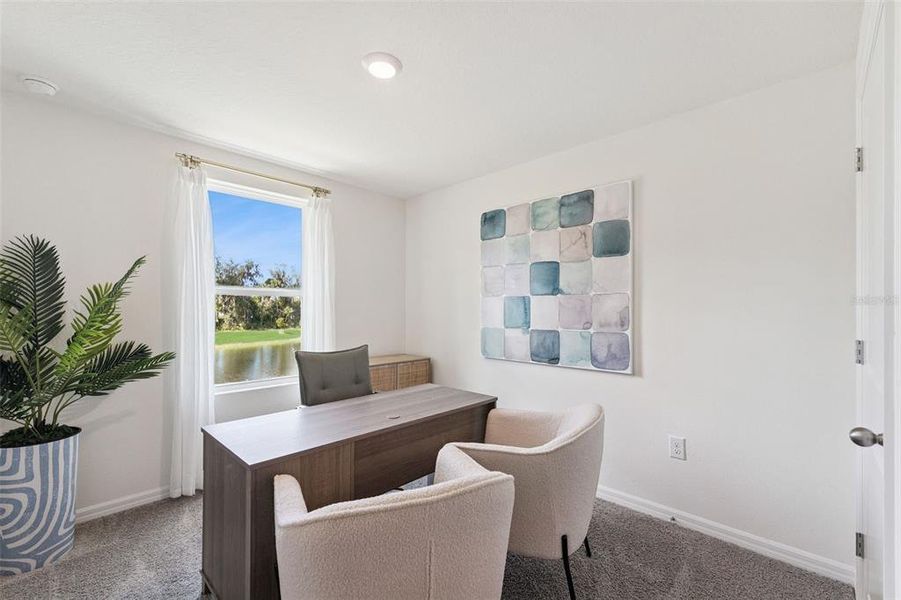 Furnished interior view inside a new home in , Daytona Beach (Image 13).