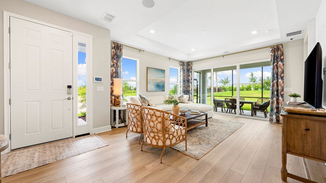 Representative furnished interior of a home built from the Ibis by Taylor Morrison in Skye Ranch Community Group Page, Sarasota (Image 18). Representative furnished interior of a home built from the Ibis by Taylor Morrison in Skye Ranch Community Group Page, Sarasota (Image 18).