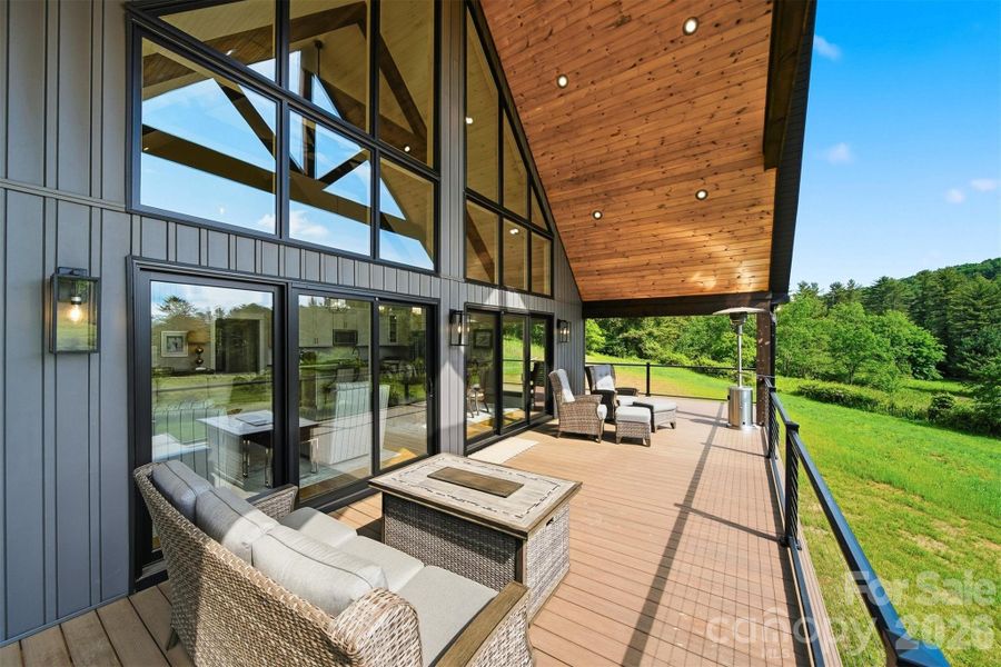 Exterior details and patio area of a home in , Newland (Image 21).