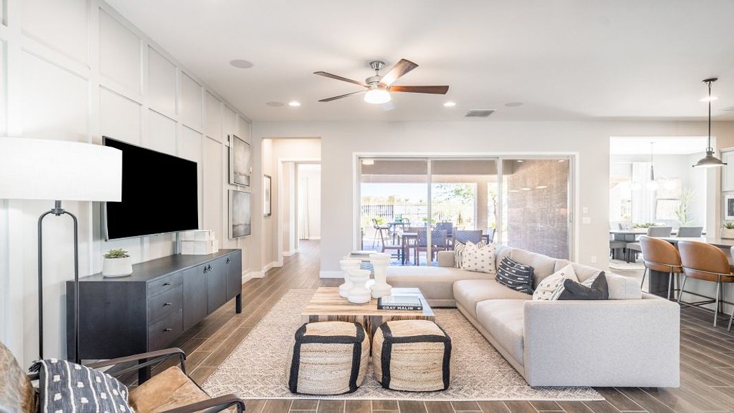 Furnished interior view inside a new home in Estrella, Goodyear (Image 5).