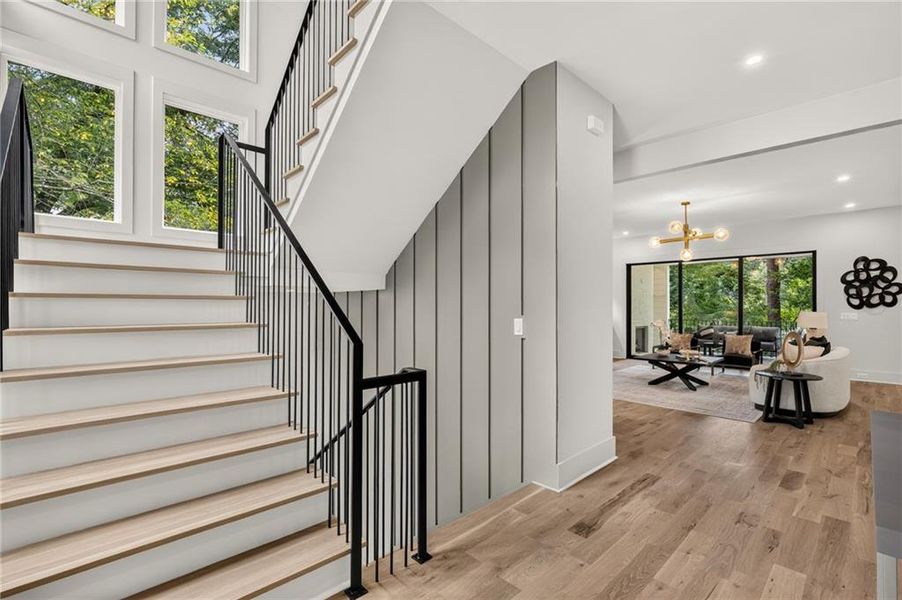 Furnished interior view inside a new home in , Atlanta (Image 6).
