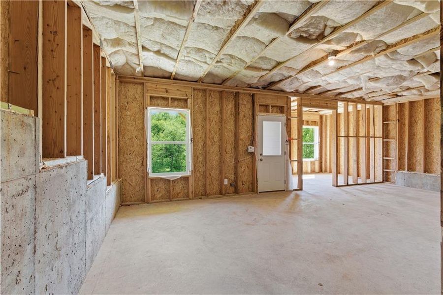 In-progress construction of a new home in The View at Groover’s Lake, Lithia Springs, GA (Image 20).