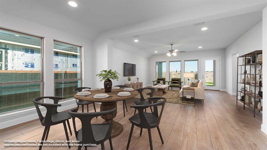 Furnished interior view inside a new home in Trinity Falls 45', McKinney (Image 6). Furnished interior view inside a new home in Trinity Falls 45', McKinney (Image 6).