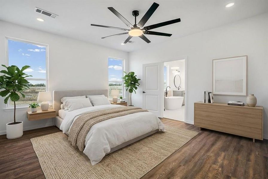 Furnished interior view inside a new home in , Celeste (Image 15).