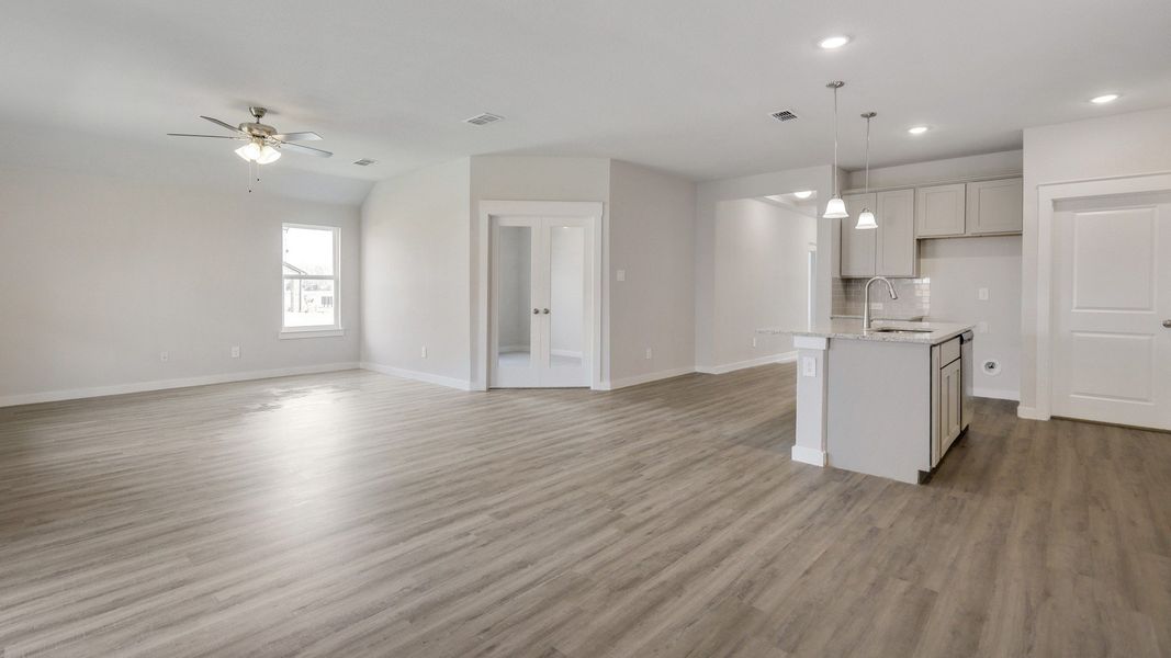 Representative furnished interior of a home built from the Driskill by Brightland Homes in Cielo, Conroe (Image 6).