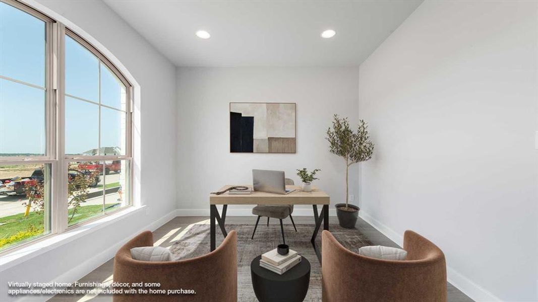 Furnished interior view inside a new home in The Heights At Uptown Celina 50', Celina (Image 13).