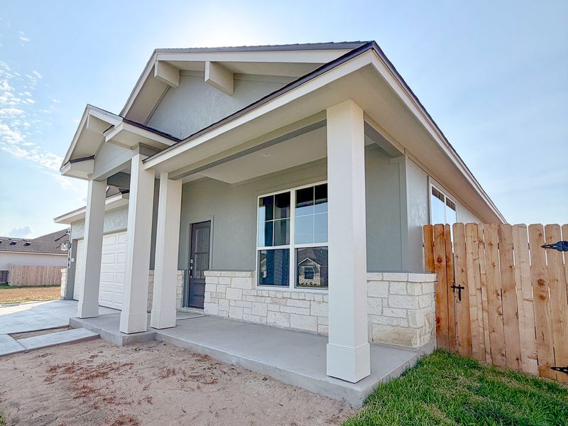 Exterior details and patio area of a home in TerraVista, Victoria (Image 31).
