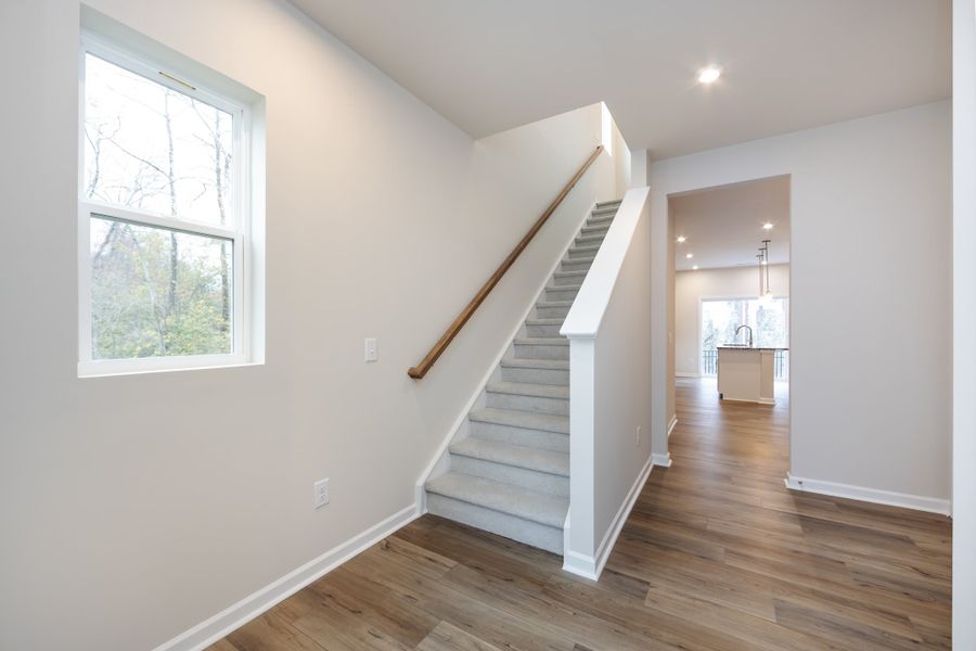 Spacious, unfurnished interior of a new home in Fifteen 15 Cannon, Charlotte (Image 24).