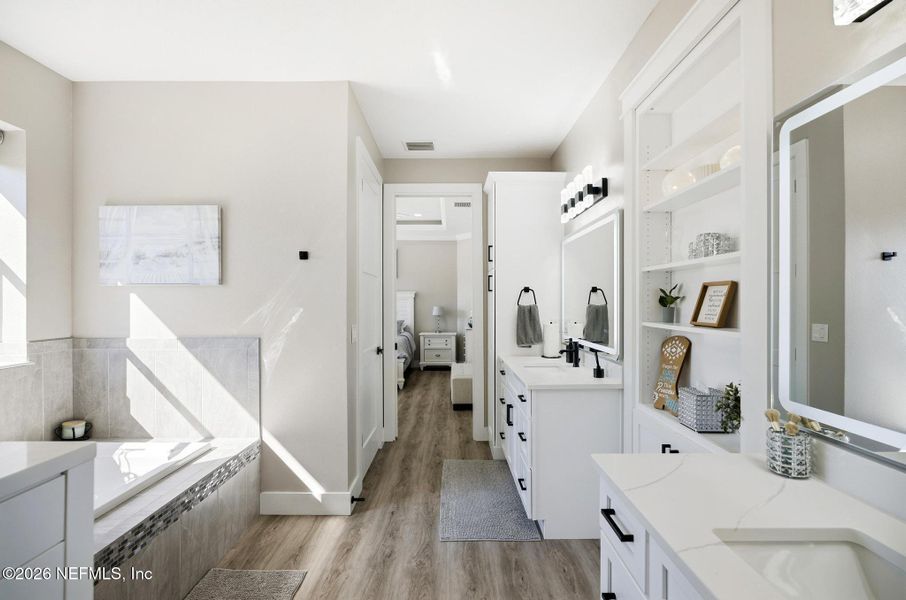 Furnished interior view inside a new home in , Palm Coast (Image 11). Furnished interior view inside a new home in , Palm Coast (Image 11).