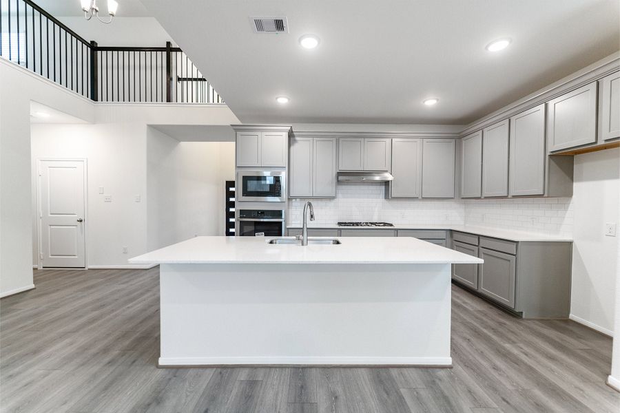 Furnished interior view inside a new home in Windrose Green, Angleton (Image 6).