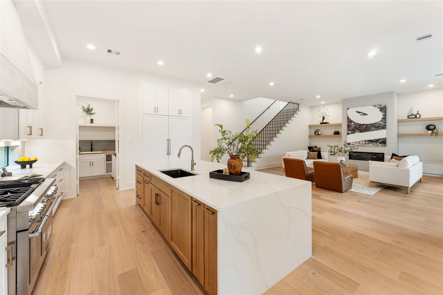 Furnished interior view inside a new home in , Houston (Image 6).