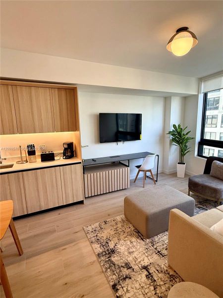 Furnished interior view inside a new home in , Miami (Image 3).