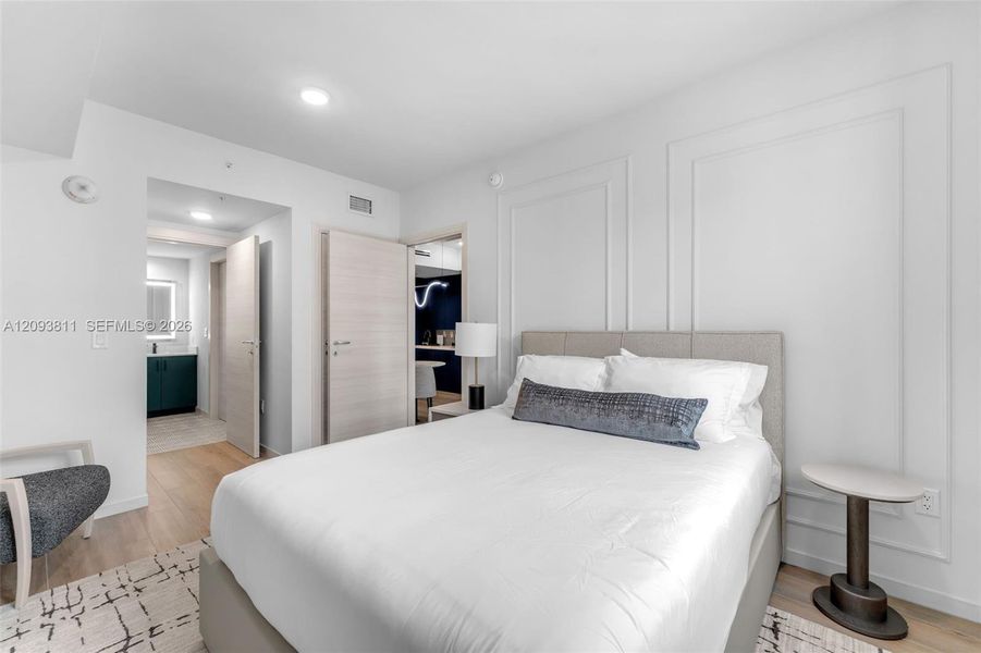 Furnished interior view inside a new home in , Coral Gables (Image 19).