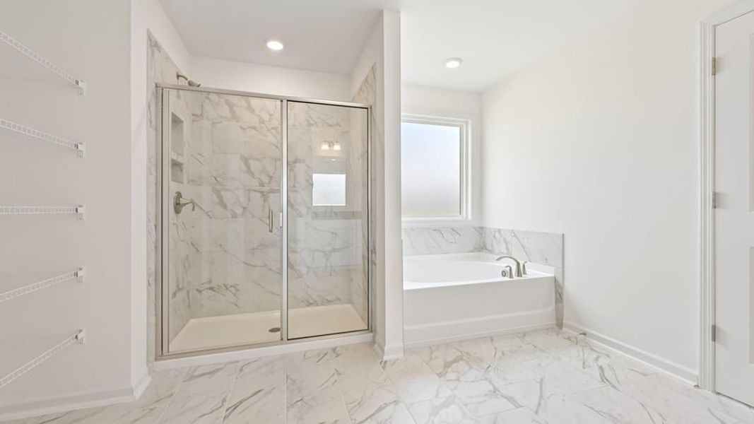 Furnished interior view inside a new home in Eagle Creek, Fuquay Varina (Image 11).