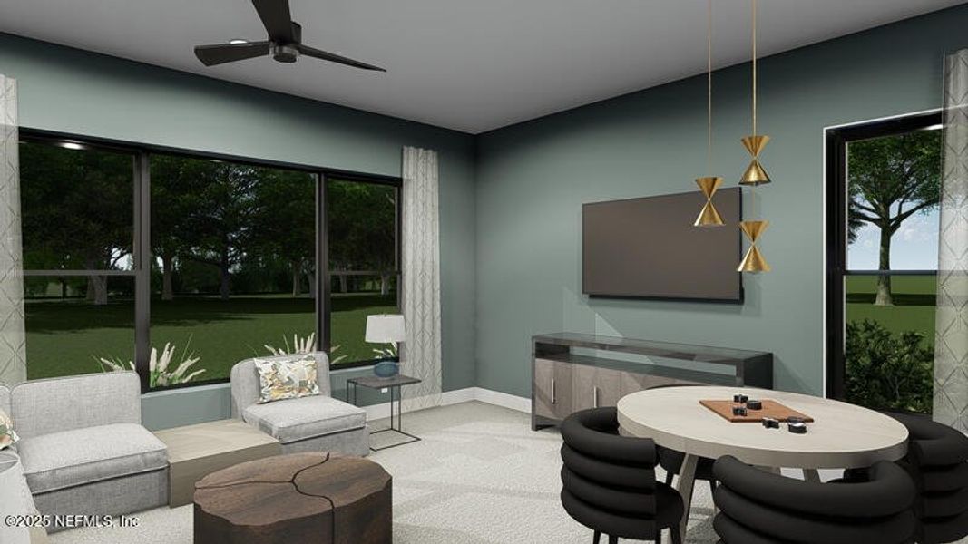 Furnished interior view inside a new home in , St. Augustine (Image 4). Furnished interior view inside a new home in , St. Augustine (Image 4).