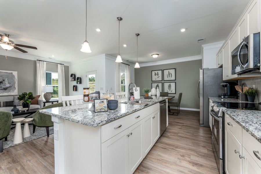 Furnished interior view inside a new home in Cantigny Park, Clarksville (Image 4).